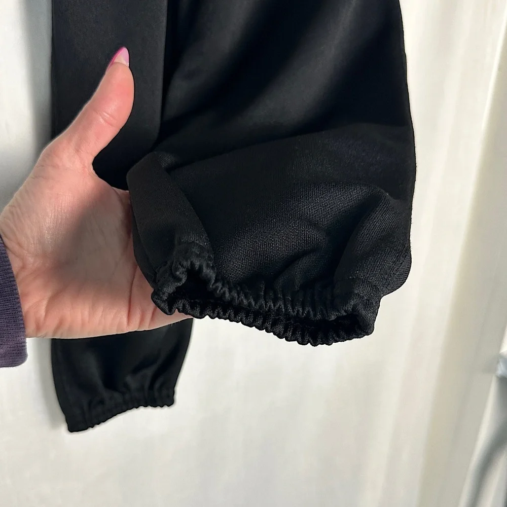 3/$20💥‎ Augusta Sportswear Kids Black Baseball Pants w/ Cuffed Ankles